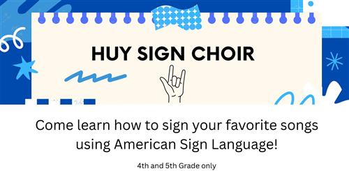 sign choir